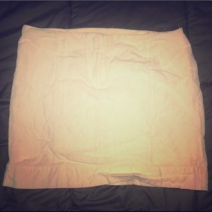 White Ann Taylor Loft Cotton Size 4 Skirt.